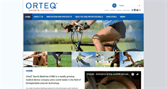 Desktop Screenshot of orteq.com